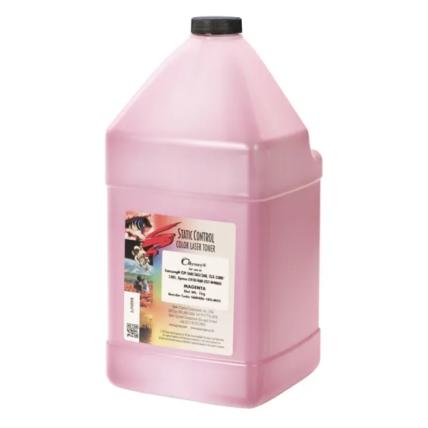 Тонер Samsung CLP-360 флакон, 1 кг, пурпурный SCC (SAM406-1KG-MOS)