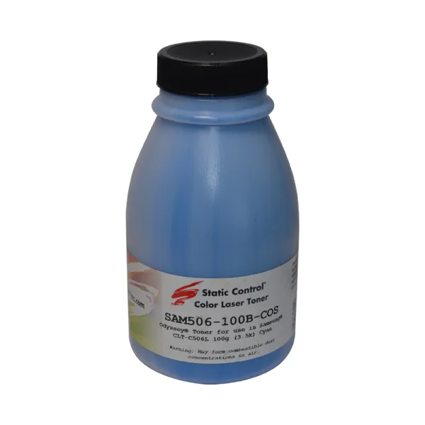 Тонер Samsung CLP-680 флакон, 100 г, блакитний SCC (SAM506-100B-COS)