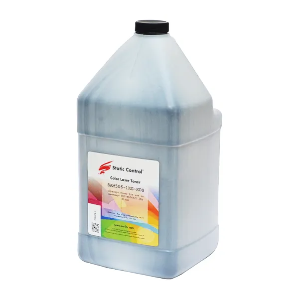 Тонер Samsung CLP-680 флакон, 1 кг, черный SCC (SAM506-1KG-KOS)