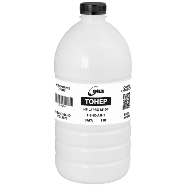 Тонер HP LJ Pro M102 флакон, 1 кг Imex (TSM-AJI-1)