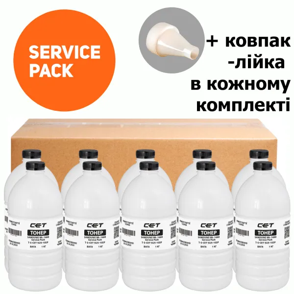 Тонер Samsung ML-1660 Service Pack, флакон 10x1 кг CET (TSM-SU5-10SP)