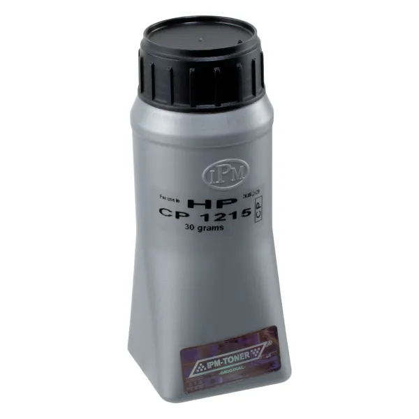 Тонер HP Color LaserJet CP1215 флакон, 30 г. черный IPM (TSH91)