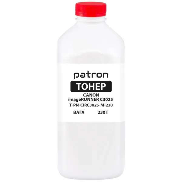 Тонер Canon imageRUNNER C3025 пурпуровий флакон, 230 г Patron (PN-CIRC3025-M-230)