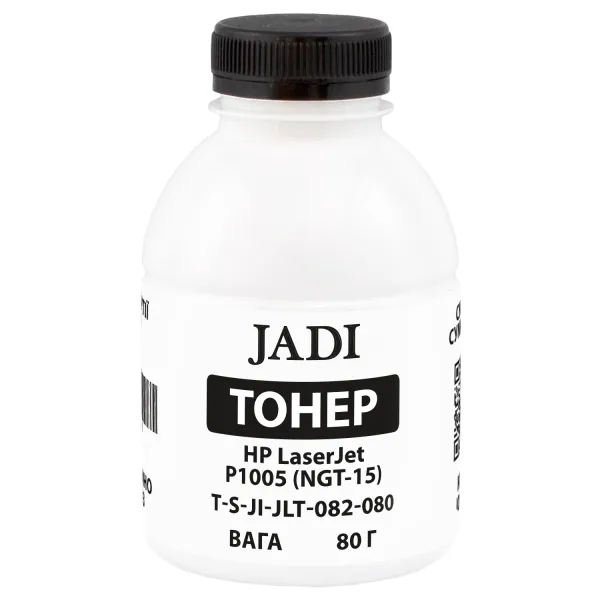 Тонер HP LaserJet P1005 (NGT-15) флакон, 80 г Jadi (TSM-JLT-082-080)