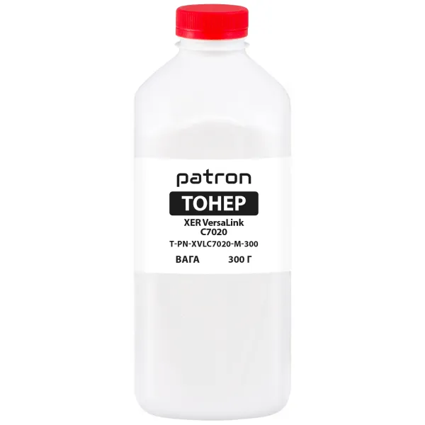 Тонер XER VersaLink C7020 флакон, 300 г, пурпурный Patron (PN-XVLC7020-M-300)