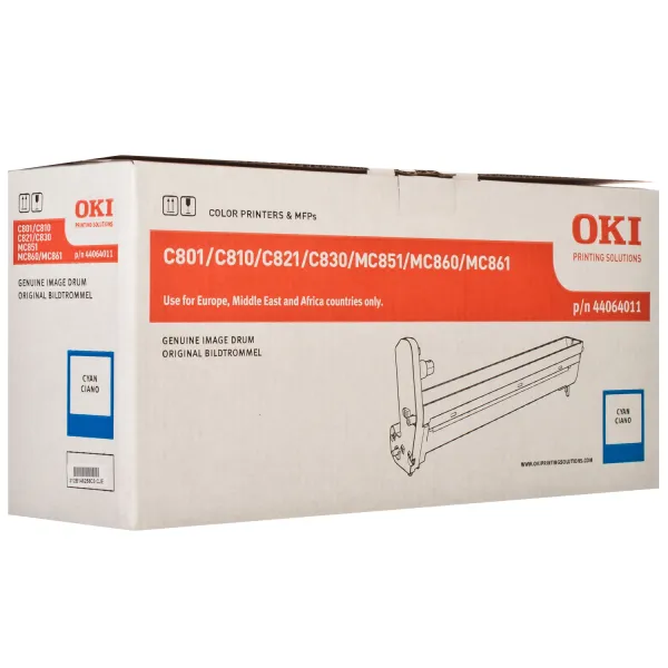 Драм-картридж C810/830/MC860 голубой Oki (44064011)