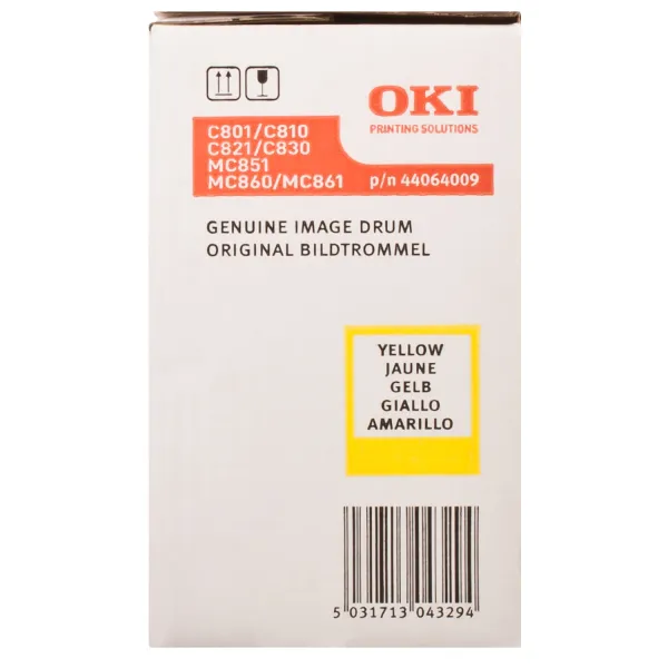 Драм-картридж C810/830/MC860 желтый Oki (44064009) - Фото 2