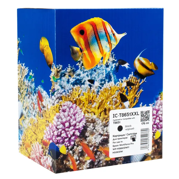 Картридж совместимый Epson T8651 (C13T865140) 10K стр, черный Barva (IC-T8651XXL)