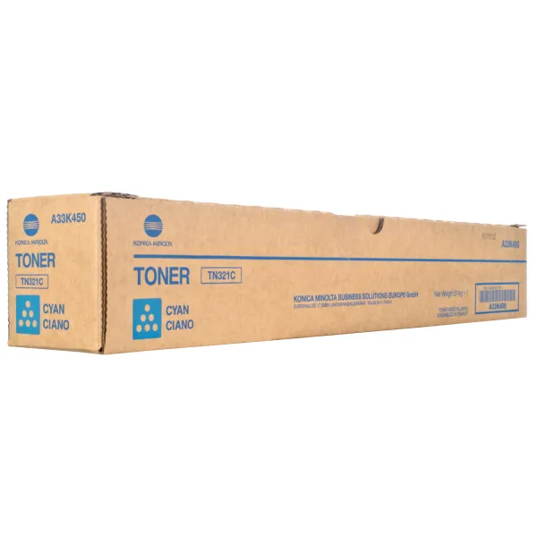 Тонер-картридж TN-321C блакитний Konica Minolta (A33K450)