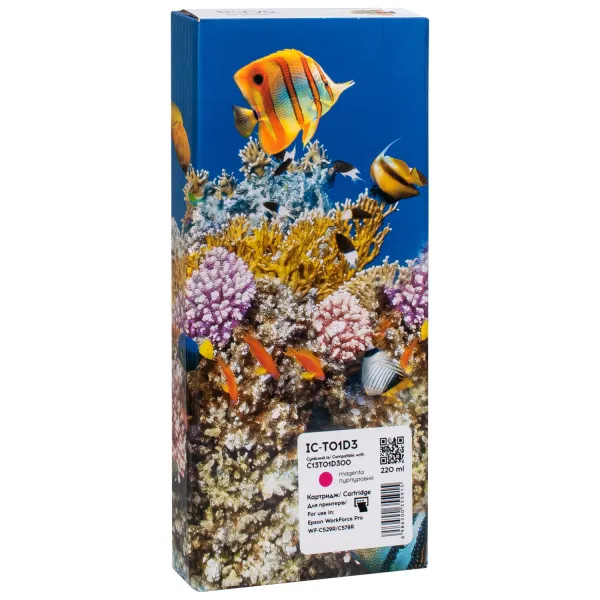 Картридж совместимый Epson T01D3 XXL (C13T01D300) 20K стр, пурпурный Barva (IC-T01D3)