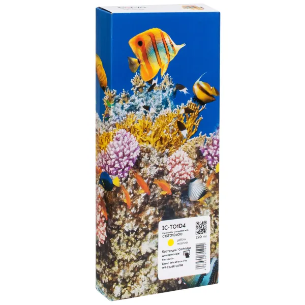 Картридж совместимый Epson T01D4 XXL (C13T01D400) 20K стр, желтый Barva (IC-T01D4)