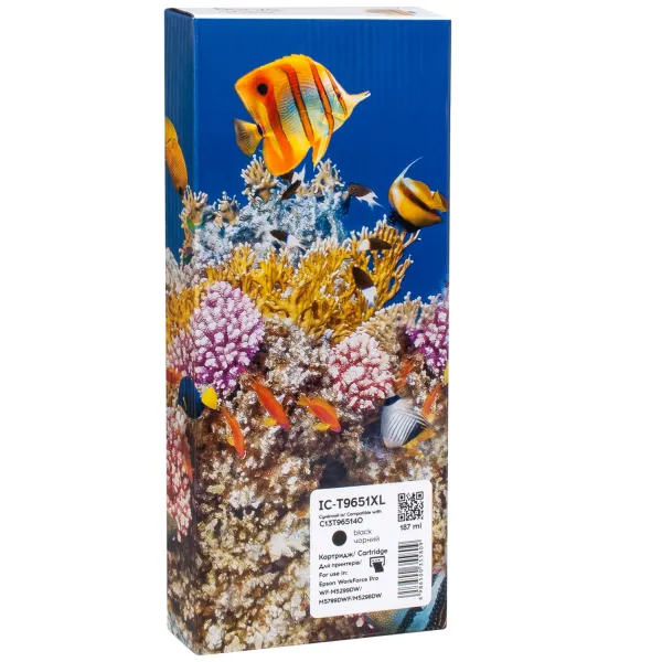 Картридж совместимый Epson T9651 XL (C13T965140) 10K стр, черный Barva (IC-T9651XL)