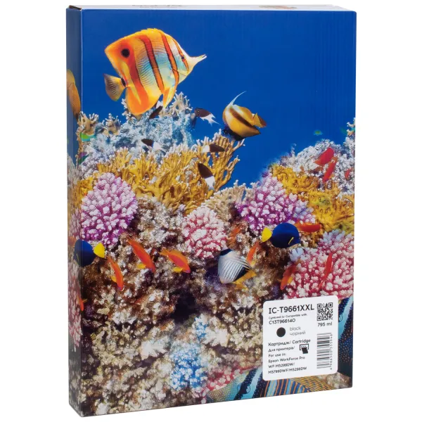 Картридж сумісний Epson T9661 XXL (C13T966140) 40K арк, чорний Barva (IC-T9661XXL)