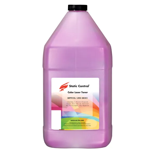 Тонер HP универсальный MPTCOL 3 флакон, 1 кг, пурпурный SCC (MPTCOL-1KG-MOS3)