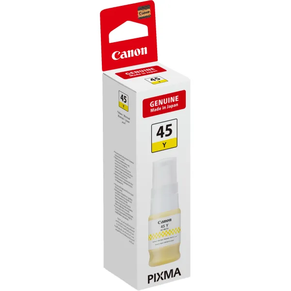 Чернила Pixma GI-45 желтые, 70 мл Canon (6287C001) - Фото 2