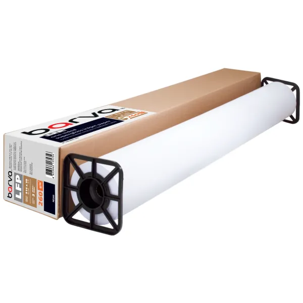 Фотобумага широкоформатная суперглянец 260 г/м2, 914 мм(36") x 30 м LFP Barva (IP-RE260-457)