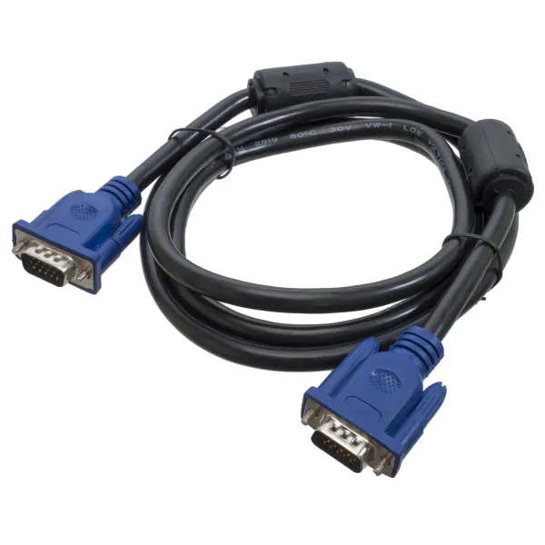Кабель VGA-VGA 1,8 м, 2 феррити Patron (PN-VGA-VGA-18)