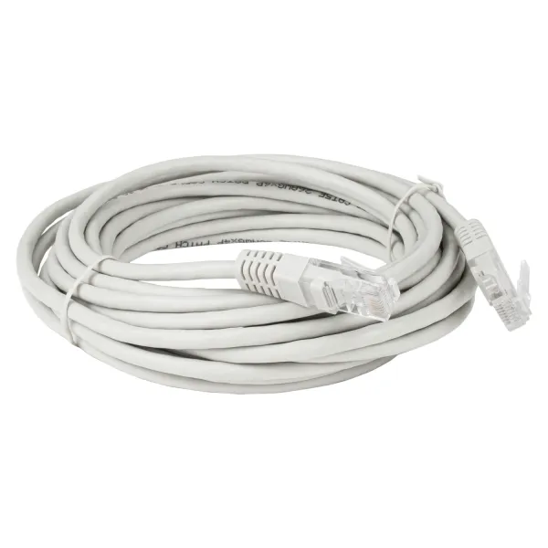 Патч-корд UTP CAT.5E 5 м сірий Patron (PN-PATCH-5M)