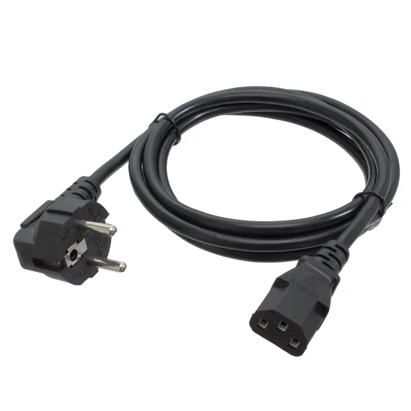 Кабель питания ПК 1,8 м, 220v, CEE7/17-C13 PC-186, 3*0.75 мм Patron (PN-POW-18)