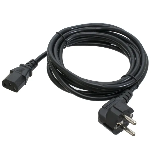 Кабель питания ПК 3 м, 220v, CEE7/17-C13 PC-186, 3*0.75 мм Patron (PN-POW-30)