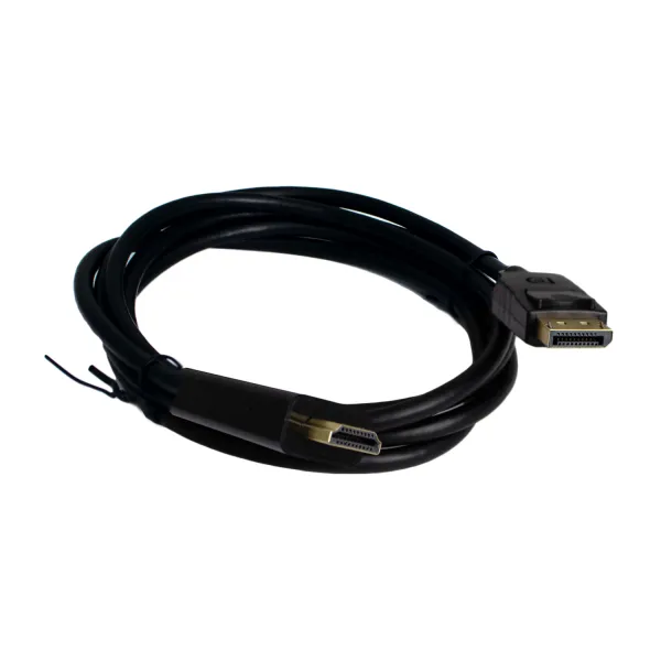 Кабель DP-HDMI, 4K 60Hz, позолоченные коннекторы, PVC, 1,8м черный Patron (PN-DP-HDMI-18)