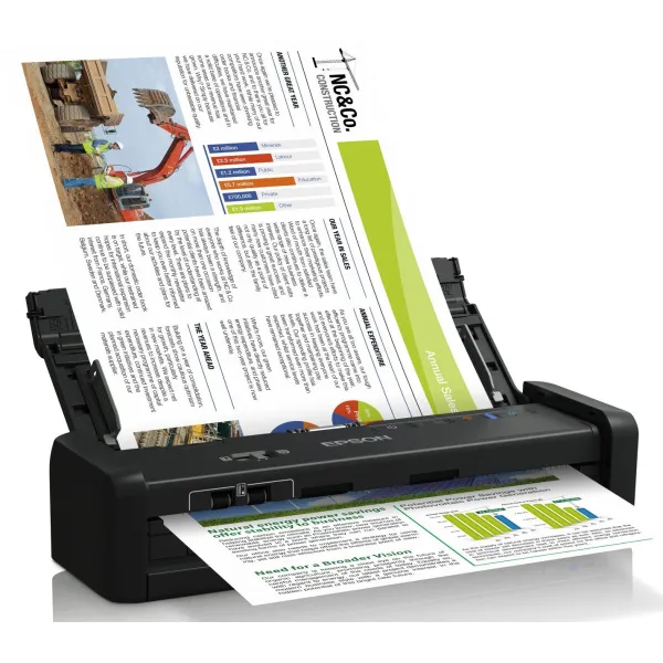Сканер WorkForce DS-360W Wi-Fi, А4 Epson (B11B242401) - Фото 4