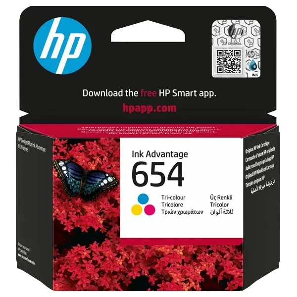 Картридж No.654 кольоровий HP (7FP38UE)