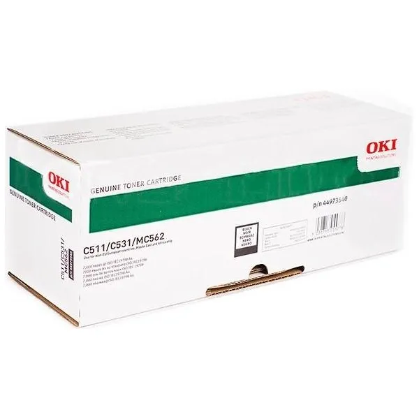 Тонер-картридж C511/MC562 черный Oki (44973540/44973508)