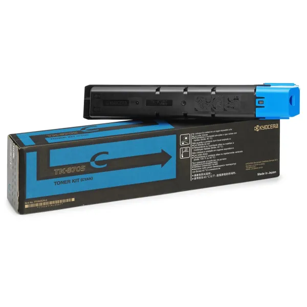 Тонер-картридж TK-8705C блакитний Kyocera Mita (1T02K9CNL0)