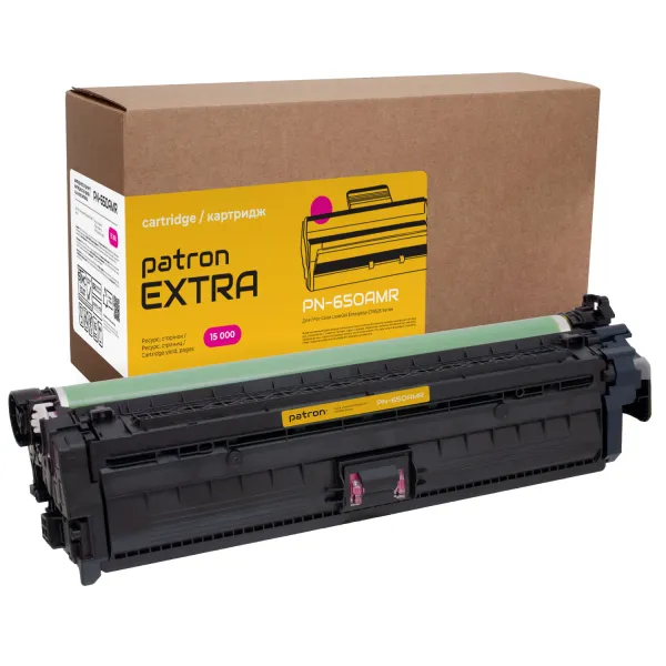 Картридж сумісний HP 650A (CE273A) пурпуровий Extra Patron (PN-650AMR)