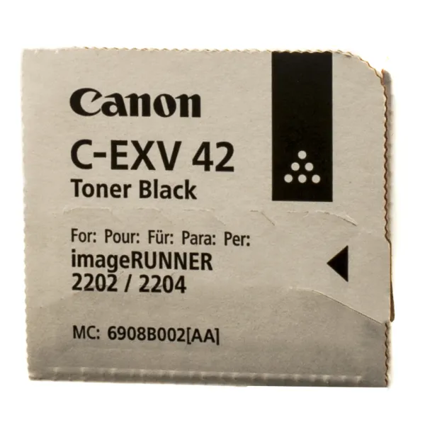 Тонер-картридж C-EXV42 черный Canon (6908B002) - Фото 2