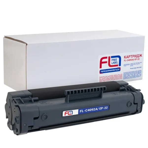 Картридж совместимый HP 92A (C4092A)/Canon EP-22 Free Label (FL-C4092A/EP-22)